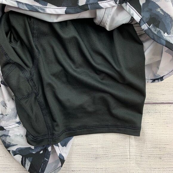 Avia Running Shorts M Black Patterned Inner Biker Shorts New NWT - Picture 7 of 8